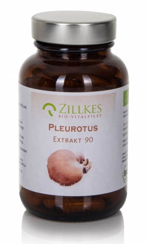 Pleurotus-Extrakt aus Bioanbau, Zillkes Pilze, 90 Kapseln/ 3 x 90 Kapseln
